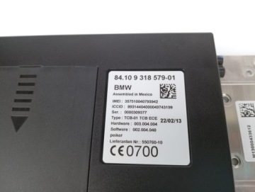 BMW F34 Телематический модуль Bluetooth 9318579