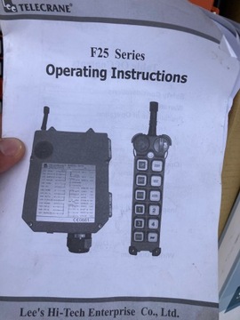 КРАН, МОСТОВОЙ КРАН, ДИСТАНЦИОННОЕ УПРАВЛЕНИЕ, КОНТРОЛЛЕР TELECRANE F25