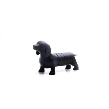 QUALY magnes na lodówkę DACHSHUND pies czarny