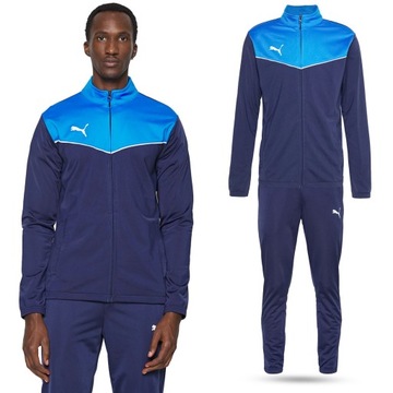 DRES MĘSKI PUMA ZESTAW BLUZA SPODNIE SPORT KOMPLET TERMOAKTYWNY 657534