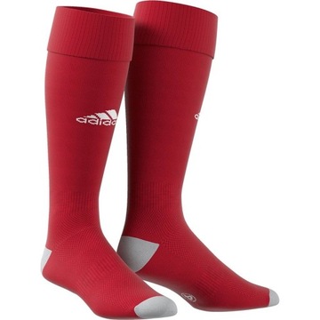 Getry piłkarskie Adidas Milano Sock czerwone 46-48
