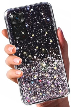 ETUI BROKAT GLITTER DO REDMI NOTE 11 / 11S + SZKŁO