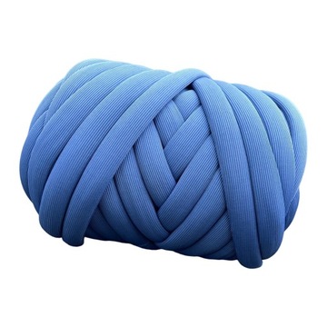 Jumbo Tubular Yarn DIY 1000G Chunky Yarn Deep Blue