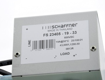 FS23405-19-33 SCHAFFNER Filtr napięcia DC 19A 600V