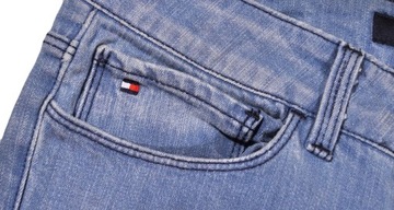 TOMMY HILFIGER spodnie REGULAR blue jeans LONDON _ W27 L32