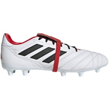 Buty piłkarskie adidas Copa Gloro FG biało-czarno-czerwone ID4635 41 1/3