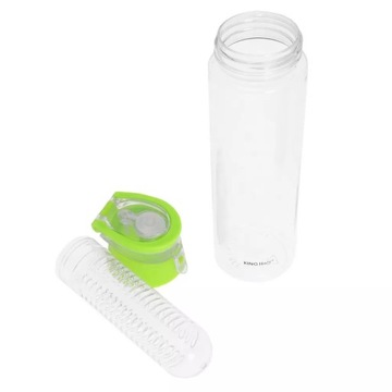 Бутылка для воды с вставкой из фруктов и льда, 800 мл.