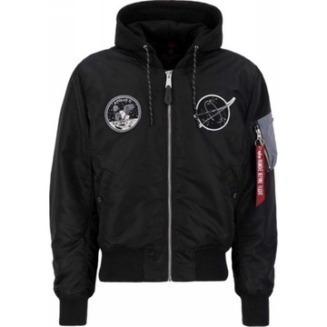 Kurtka z kapturem Alpha Industries MA-1 VF Hood Dark Side 108108 285 XL