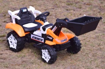 ТРАКТОР С ЭКСКАВАТОРОМ С ПИТАНИЕМ ОТ АККУМУЛЯТОРА 2x45 Вт СВЕТОДИОДНЫЙ ПУЛЬТ ДИСТАНЦИОННОГО УПРАВЛЕНИЯ