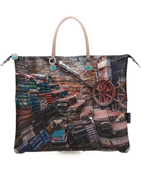Gabs Bag G3 Plus L Libri Venezia Zaino Handbag Leather Multicolored Woman