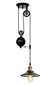 Lampa pojedyncza wisząca loft vintage retro
