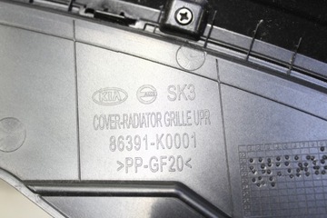KIA SOUL EV III 19- LIŠTA KRYT NÁRAZNÍKU PŘEDNÍ 86391-K0001
