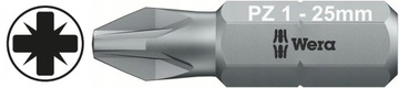 WERA 855/1 Z Bit Grot PZ1 Pozidriv PZ 1 25mm 1szt
