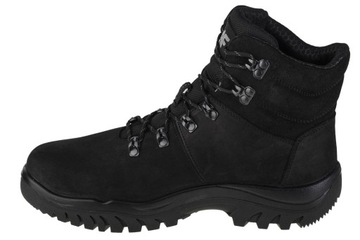 BUTY MĘSKIE 4F OBMH255 ZIMOWE TREKKING CZARNE GÓRY CIEPŁE