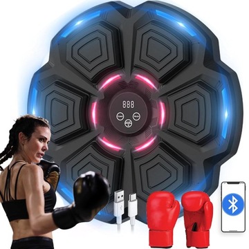TRENAŻER DO BOKSU TABLICA MUZYCZNA MASZYNA BOKSERSKA TRENINGOWA Z BLUETOOTH