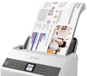 Сканер EPSON WF DS-730N A4/ADF100/80 изображений в минуту/GLAN/2S-1P