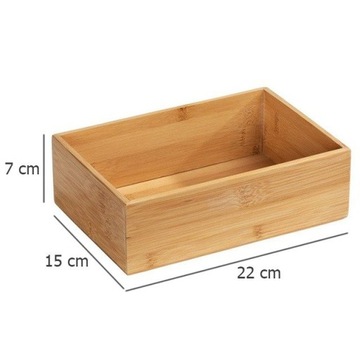 Контейнер Wенко Terra 50874 бамбук 22x15x7 см