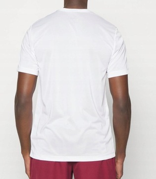 NIKE Koszulka męska t-shirt bawełniana okrągły dekolt biała r. XL
