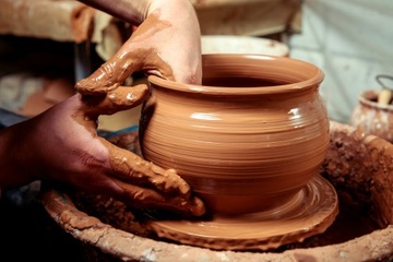 Римский глиняный ГОРШОК КРЫСТЫНКА 4,5 л К3