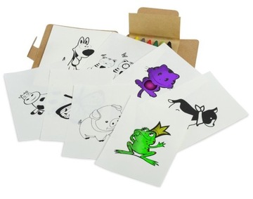 НАБОР РАСКРАСКИ РАСКРАСКИ МЕЛКИ БЛОКНОТ