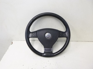 Kierownica + Airbag VW Volkswagen Golf V SKÓRA MUTLIFUNKCJA