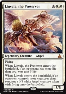 MTG Linvala, the Preserver angel OGW Mythic