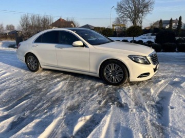 Mercedes Klasa S W222 Limuzyna 400 333KM 2016 Mercedes-Benz Klasa S W222 S 400 Biala perla matowa 4 matic Zadbane au, zdjęcie 1