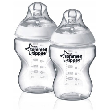 TOMMEE TIPPEE АНТИКОЛИЧЕСКАЯ БУТЫЛКА 2 x 260 мл ДОВОДЧИК
