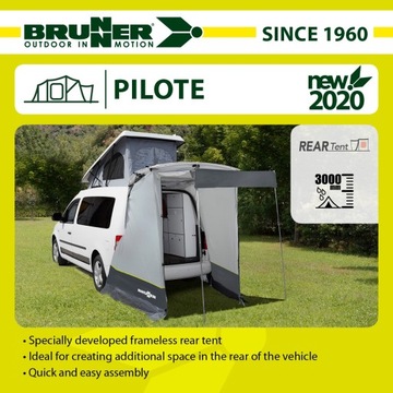 VESTHORE ЗАДНЯЯ ТЕНТА BRUNNER PILOTE VW CADDY