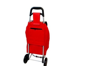 СУМКА ДЛЯ ПОКУПОК НА КОЛЕСАХ, 4 ЦВЕТА, СКЛАДНАЯ ЖЕСТКАЯ РАМА.