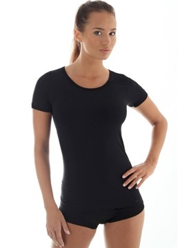 ЖЕНСКАЯ ФУТБОЛКА BRUBECK ИЗ ШЕРСТИ МЕРИНОСА | М