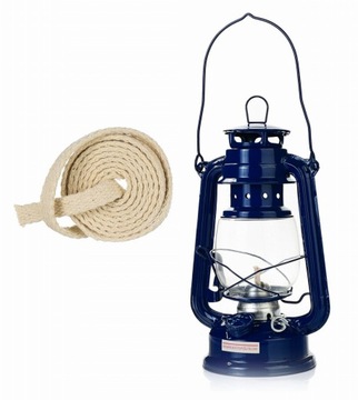 ZESTAW LAMPA NAFTOWA Z UCHWYTEM LATARNIA LAMPION 24CM + KNOT GR