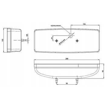 URSUS C-360 C4011 SANOK TRAILER ПОЛЬСКИЕ ЗАДНИЕ ФОНАРИ WAŚ 50557451 50657190