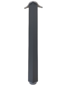 NOGA NOGI DO STOŁÓW L-820 KWADRAT ANTRACYT
