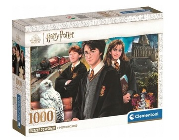 PUZZLE COMPACT 1000 EL HARRY POTTER CLEMENTONI 39862