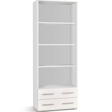 Regał LIMA REG-3 40x77x200 Biały Nowoczesny Salon Sypialnia