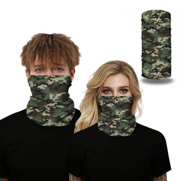 Maska Wielofunkcyjna Bandana Komin Moro Kamuflarz