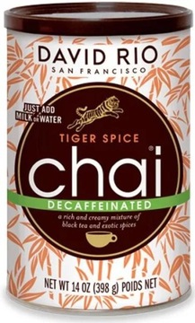 David Rio Tiger Spice Chai bezkofeinowa, 398 g