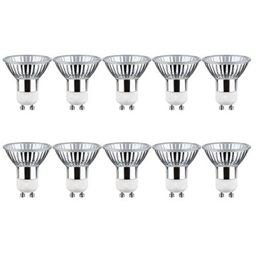 10x Żarówka halogenowa halogen GU10 eco 230V 18W