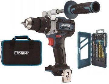 ERBAUER ECDT18Li-2 UDAR 120Nm+TORBA+BITY/HSS r.22'