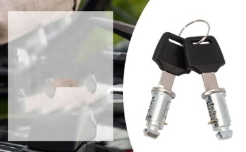 4x Zamki wkładki uniwersalne do bagażników.