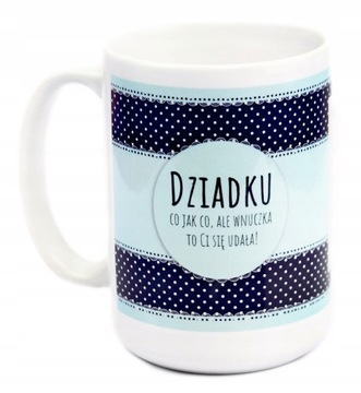 FOTO KUBEK DUŻY Z TWOIM WŁASNYM DOWOLNYM NADRUKIEM ZDJĘCIEM LOGO 440ml