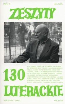 Zeszyty literackie 130/2/2015 Adam Zagajewski