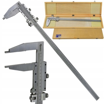 GEKO ПРЕЦИЗИОННЫЙ СУППОРТ 0-500MM 0,05 ОДНОКУЛАЧКОВЫЙ + ДЕРЕВЯННЫЙ КОРПУС