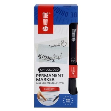 Перманентный маркер MemoBe OHP MM250 0,3 черный x2