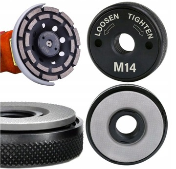 Гайка быстросъемная для болгарки, самозажимная для болгарки