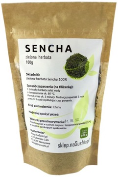 Herbata Sencha - tradycyjna zielona herbata 100g