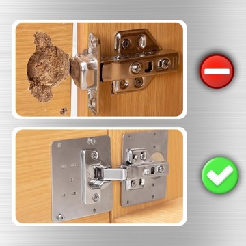 РЕМОНТНАЯ ПЕТЛЯ НАБОР ДЛЯ РЕМОНТА ШКАФА 4x ПЕТЛЯ ДЛЯ РЕМОНТА ПЕТЛИ