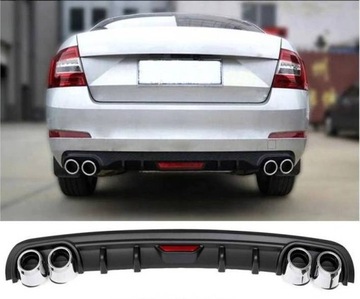 SPOILER DYFUZOR TYLNEGO ZDERZAKA SKODA OCTAVIA III