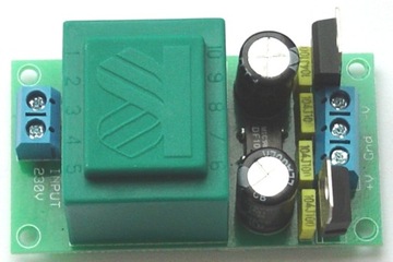 A-169. Moduł zasilacza symetrycznego +-12V - 2,5W.